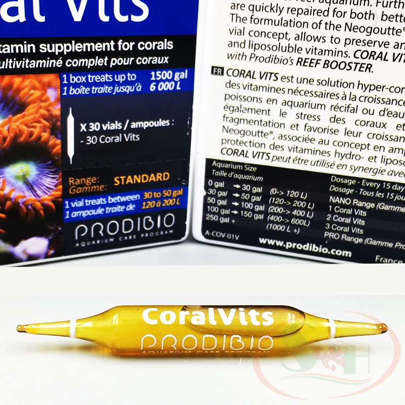 Vitamin Nước Biển Prodibio Coral Vits - Hộp 30 ống