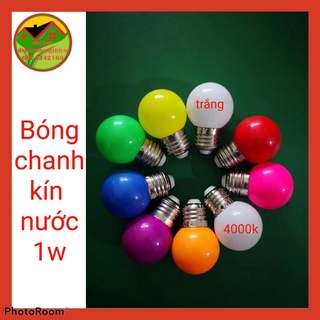 Bóng đèn trái chanh 1w đủ các màu