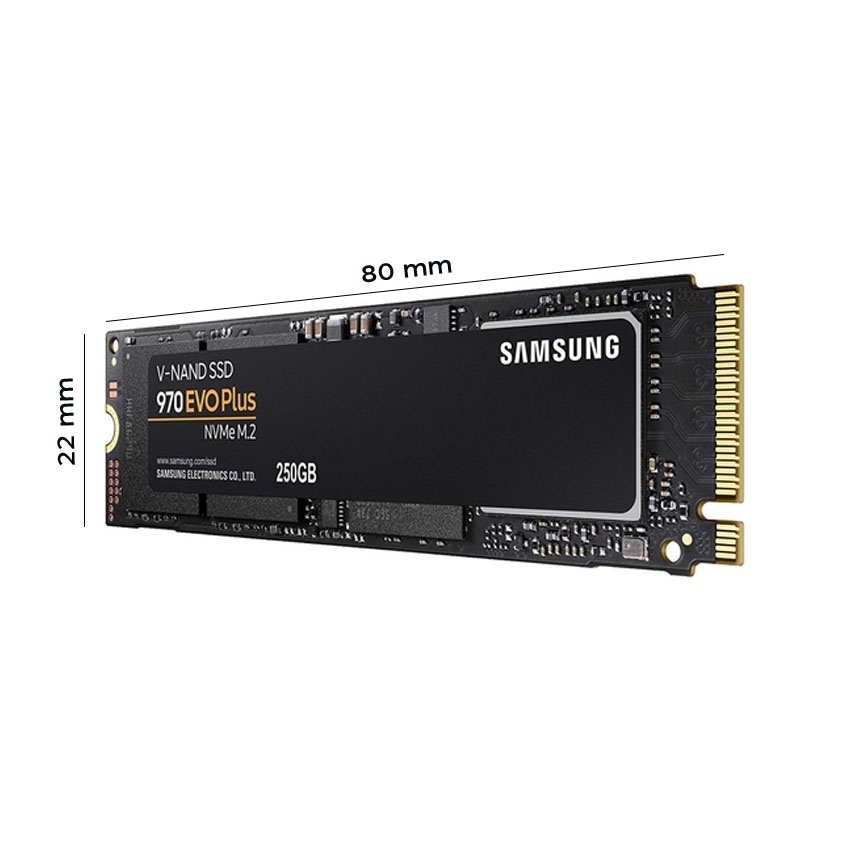 Ổ SSD Samsung 970 Evo Plus 500GB MZ-V7S500BW PCIe NVMe 3x4 M2.2280  - Hàng chính Hãng