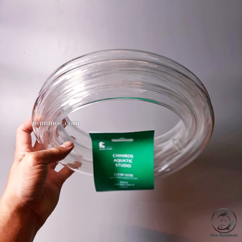 Chihiros Clear Hose | Dây Ống Chihiros Trong Suốt [3 mét] - Chống Gập F9 F12 F16 - Dành Cho Lọc Thùng Bể Cá Thuỷ Sinh