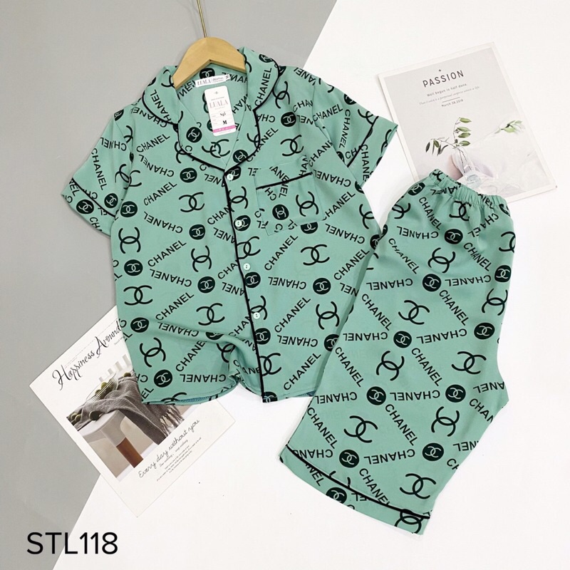 Đồ bộ lụa lửng mango, Pijama lụa lửng có cổ siêu đáng yêu ! Hình và mẫu chụp là ẢNH THẬT 100%