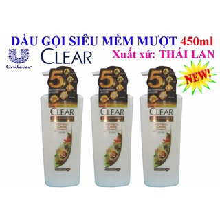 Dầu gội clear thảo dược Thái Lan 450ml