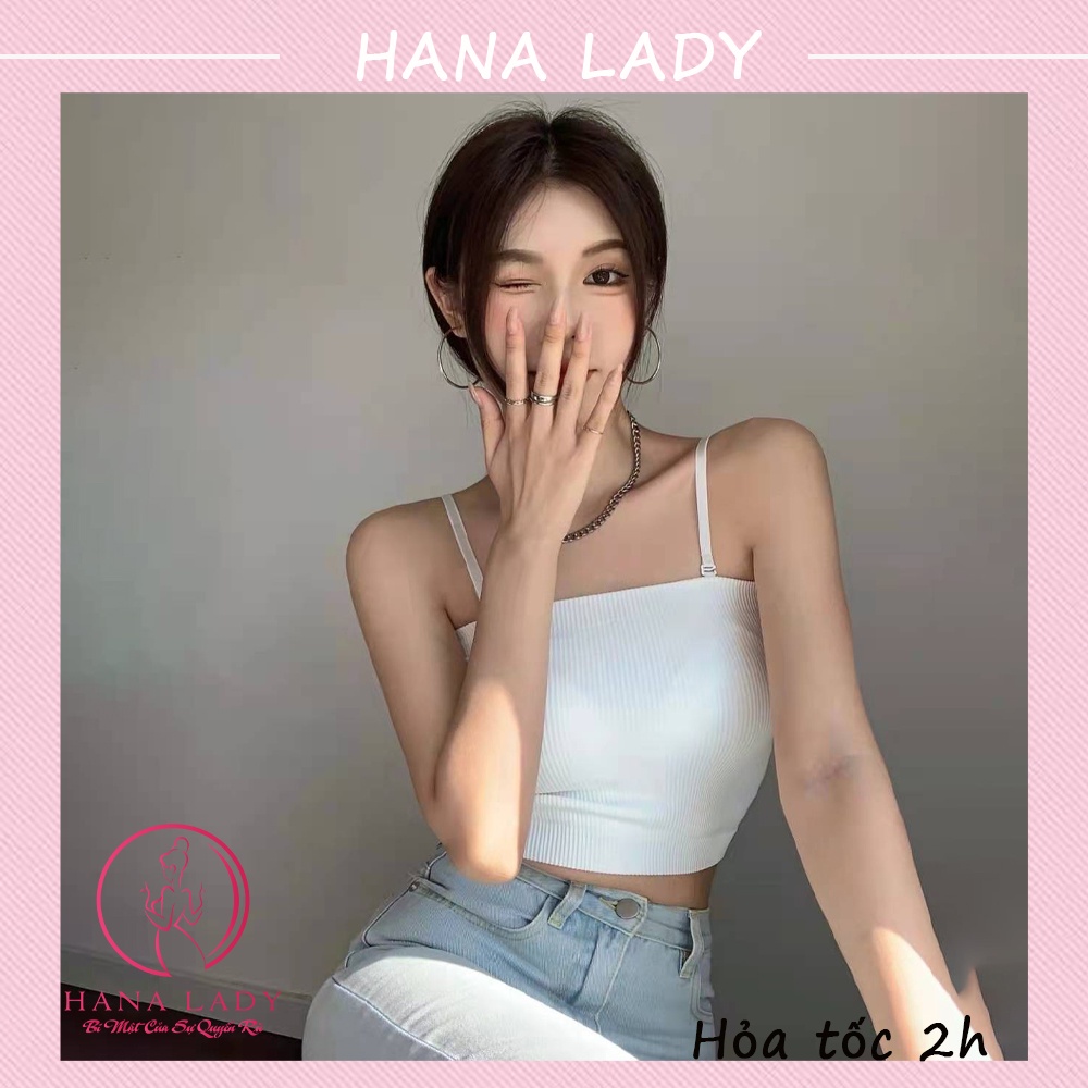 Áo croptop kèm mút ngực, bra 2 dây quyến rũ cao cấp BL033
