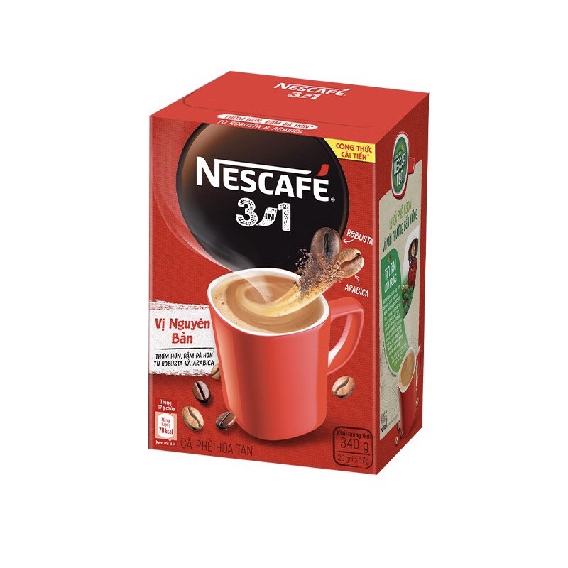 Cafe 3in1 - Cà phê rang xay hoà tan đậm đà