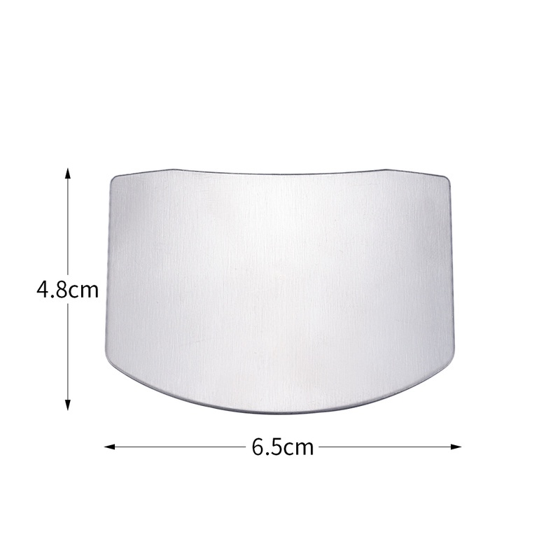 1 Dụng Cụ Bảo Vệ Ngón Tay Khi Cắt Rau Củ Bằng Thép Không Gỉ