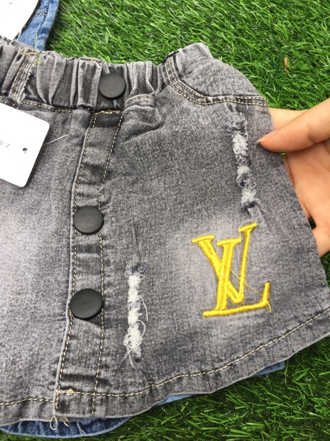 xả 40k quần jeans/ bò giả váy bé gái 8-12KG - QGV