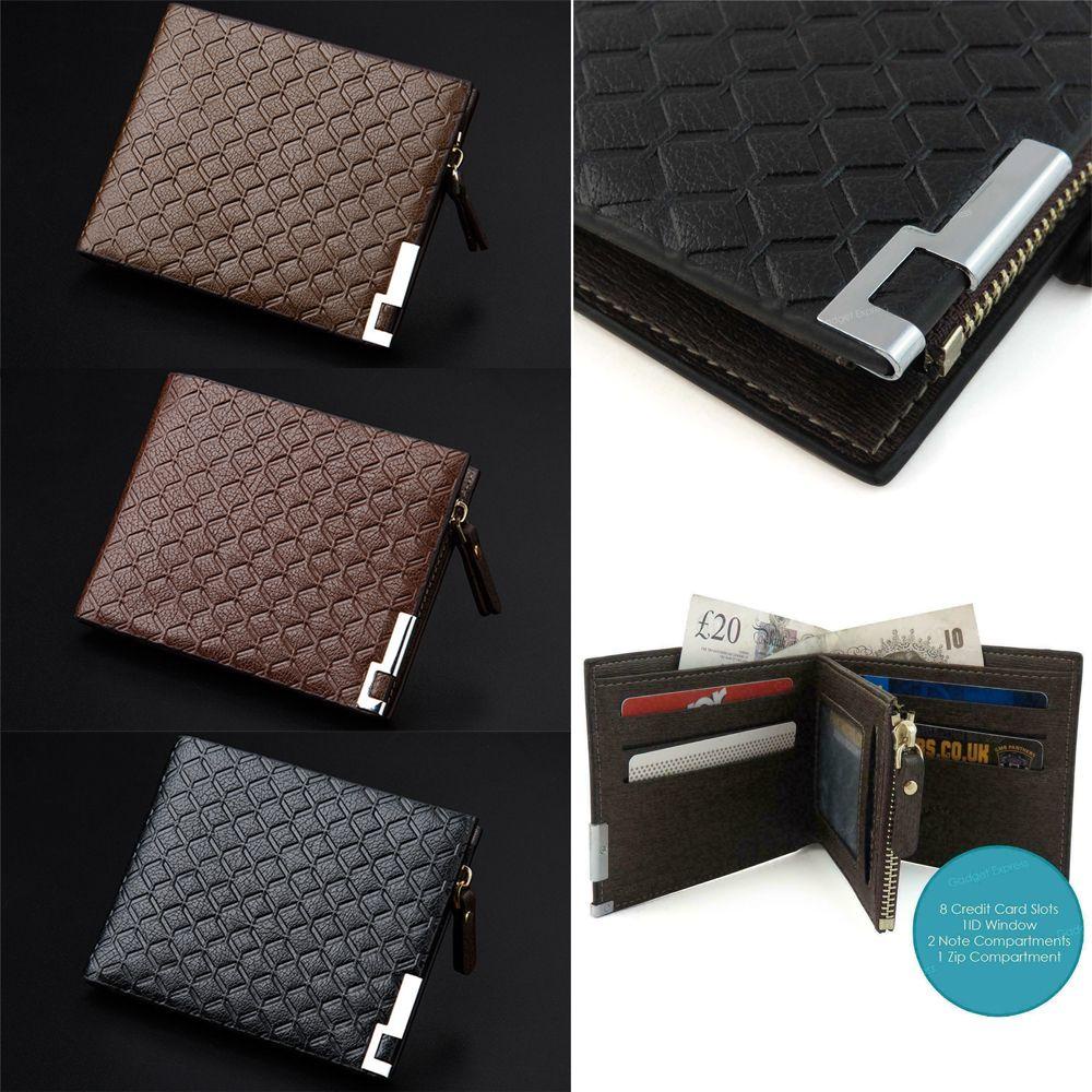 Ví Đựng Thẻ Tín Dụng Có Khóa Kéo Dành Cho Nam Nữ Ốp