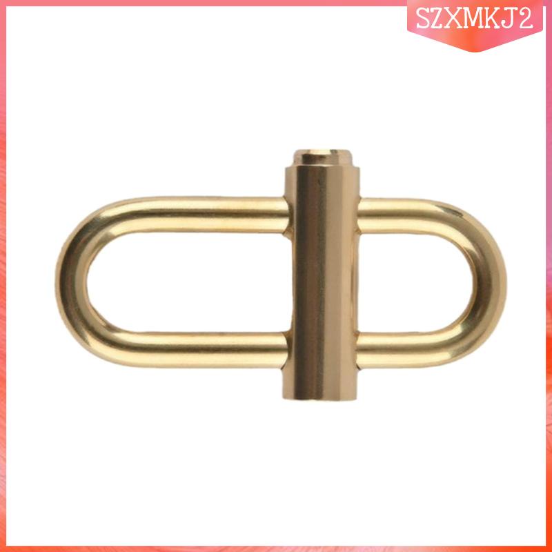 [szxmkj2] Móc Khóa Kẹp Thắt Lưng Bằng Đồng Thau Độc Đáo Chất Lượng Cao