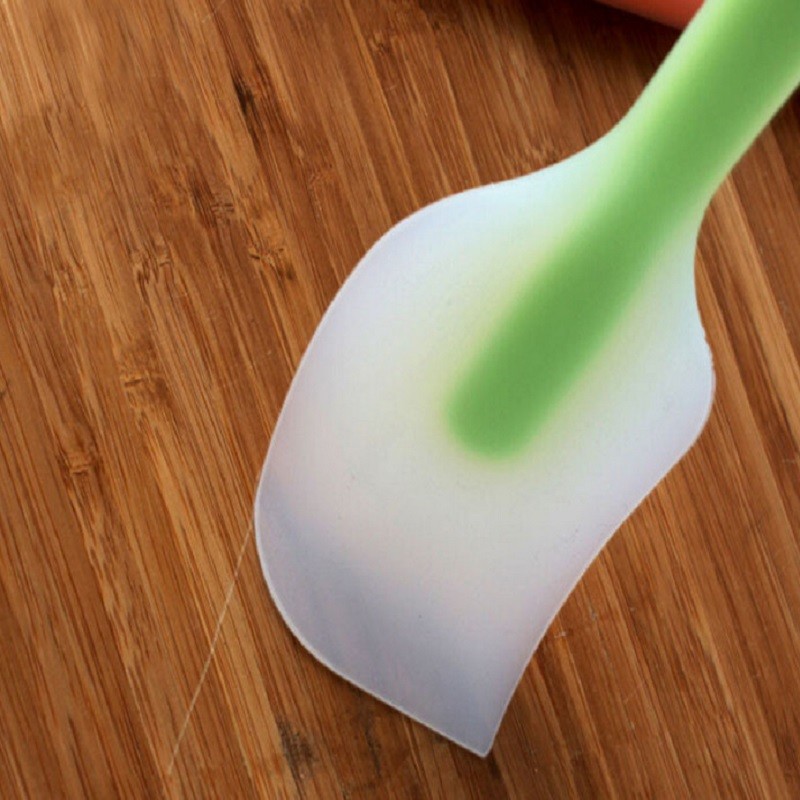 Spatula Silicon vét bột đúc trong nhiều màu 28cm