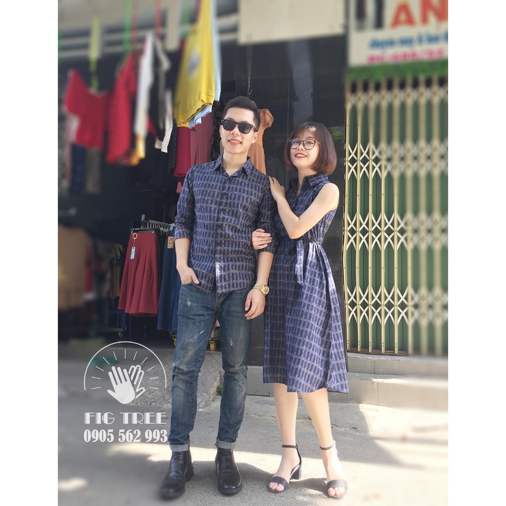 ÁO ĐÔI SIÊU ĐẸP MS144 SIÊU HOT, CARO LẠ MẮT( kèm video cận cảnh sản phẩm )