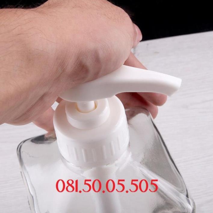 Bình bơm siro nhựa có vòi định lượng 10ml đựng dung dịch lỏng, đường, sữa tắm... Pb226