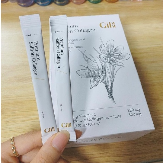 Bột Uống Collagen Cao Cấp Kết Hợp Saffron (60 gói x 2g)