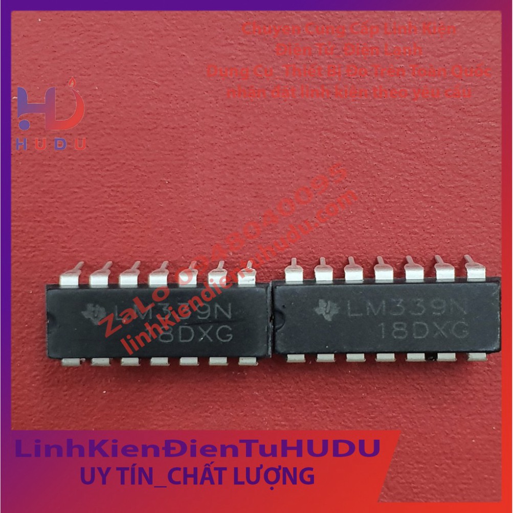 IC số so sánh LM339N DIP14 Chân Cắm Mới