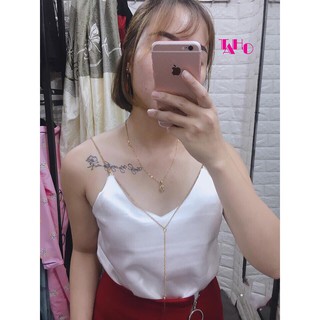 Áo 2 dây phi lụa mẫu mới cực sang chảnh