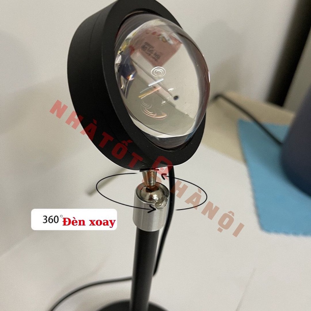 ĐÈN SUNSET LAMP 4MÀU MỘT ĐÈN DECO 27CM