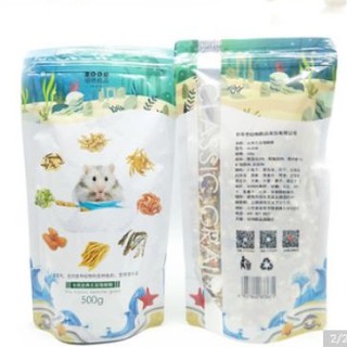 Thức ăn hỗn hợp rau củ quả hải sản cho Hamster 500g