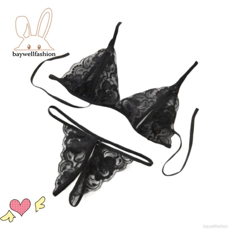 Set Áo Ngực & Quần Lót Nữ G-String Thêu Ren | BigBuy360 - bigbuy360.vn