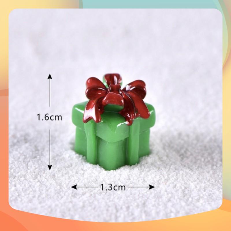 Hộp Quà Noel 1.6*1.3cm Phụ kiện trang trí tiểu cảnh - Terrarium