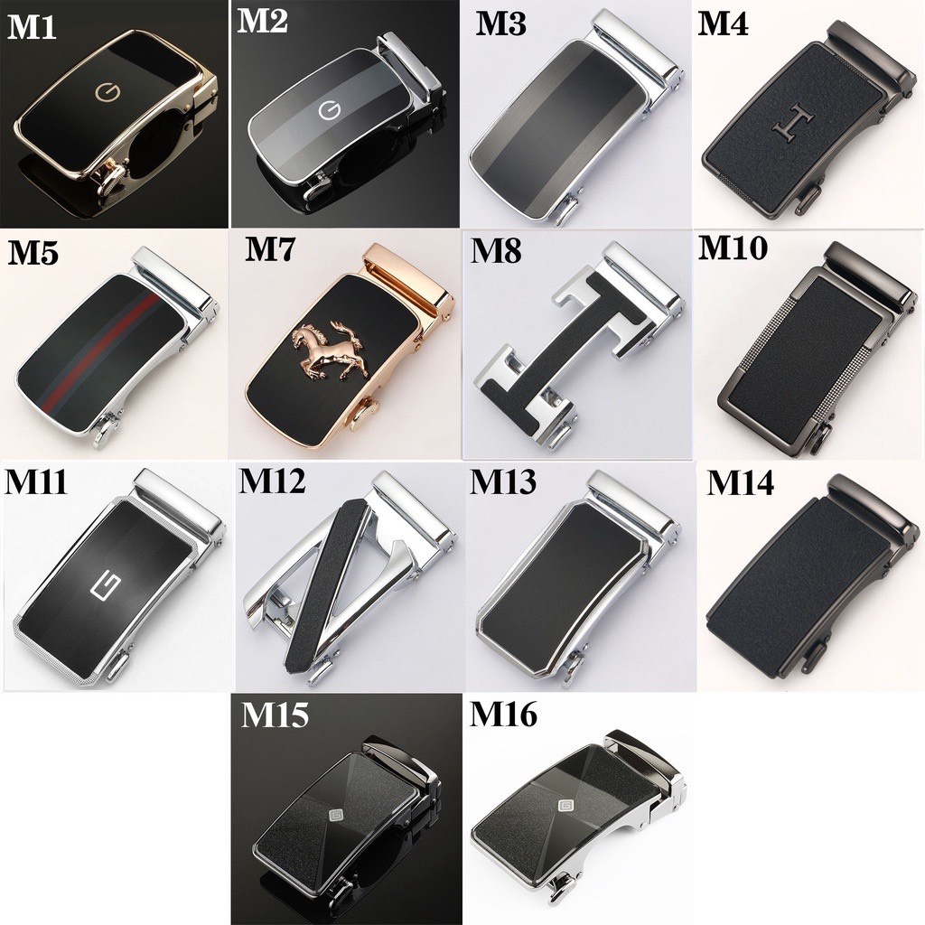 Thắt lưng nam da bò nguyên tấm TĐ01 màu đen khoá tự động nhiều mặt lựa - bảo hành 12 tháng