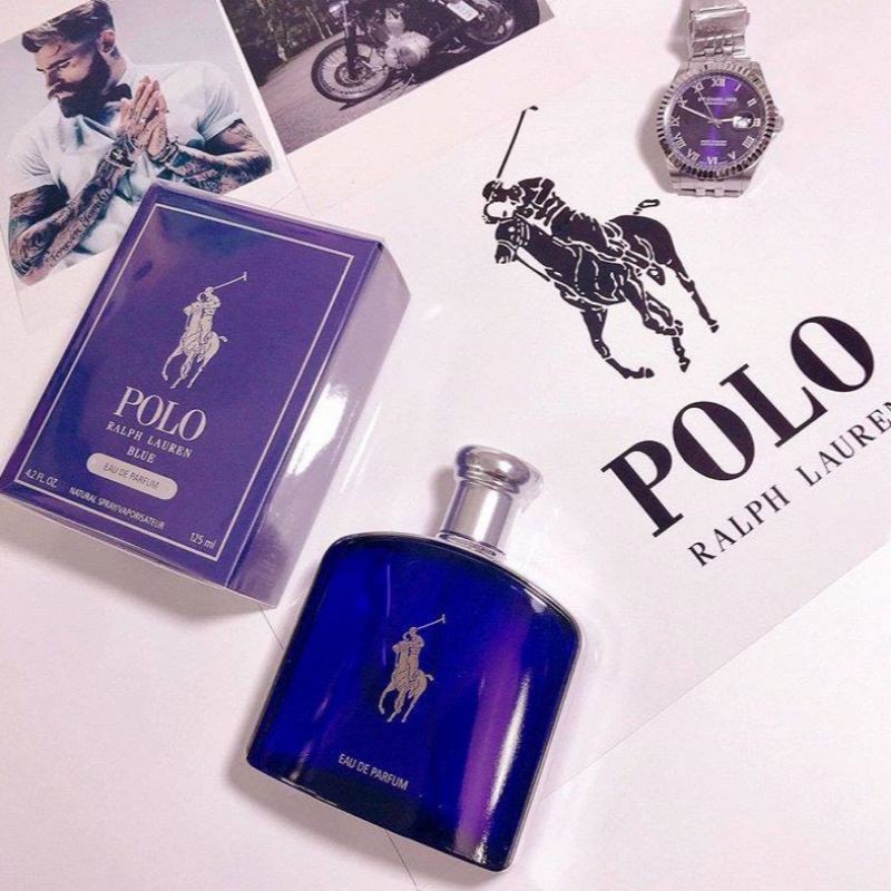 Nước Hoa Nam Ralph Lauren Polo Blue EDP, 125ml - Nước hoa cao cấp cho quý ông nam tính, lịch lãm