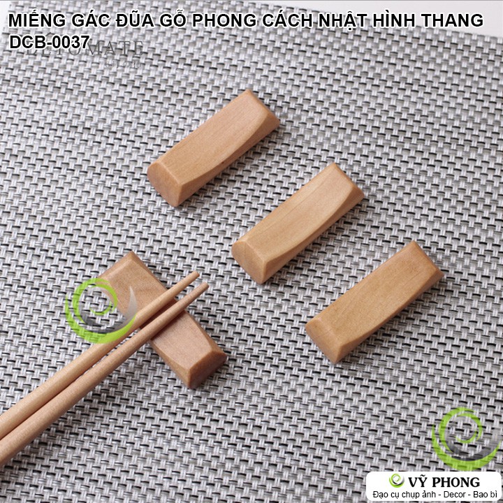 MIẾNG GÁC ĐŨA GỖ PHONG CÁCH NHẬT HÌNH THANG TRANG TRÍ BẾP ĐẠO CỤ CHỤP ẢNH SẢN PHẨM INS DCB-37