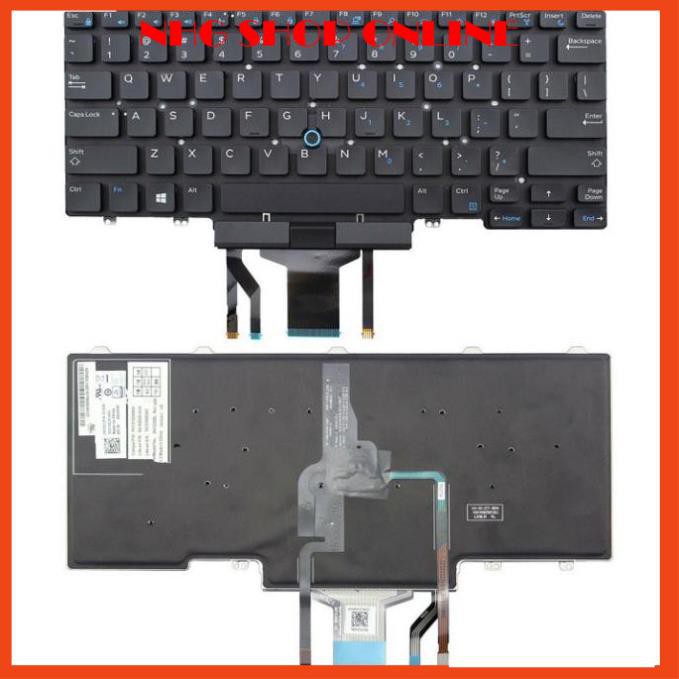 Bàn phím DELL Latitude E5450 E7450 E5470 E7470 E7480 E5450 E7450 Keyboard Có LED