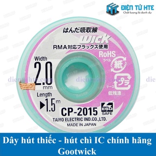 Dây hút thiếc, dây hút chì gootwick chính hãng Goot