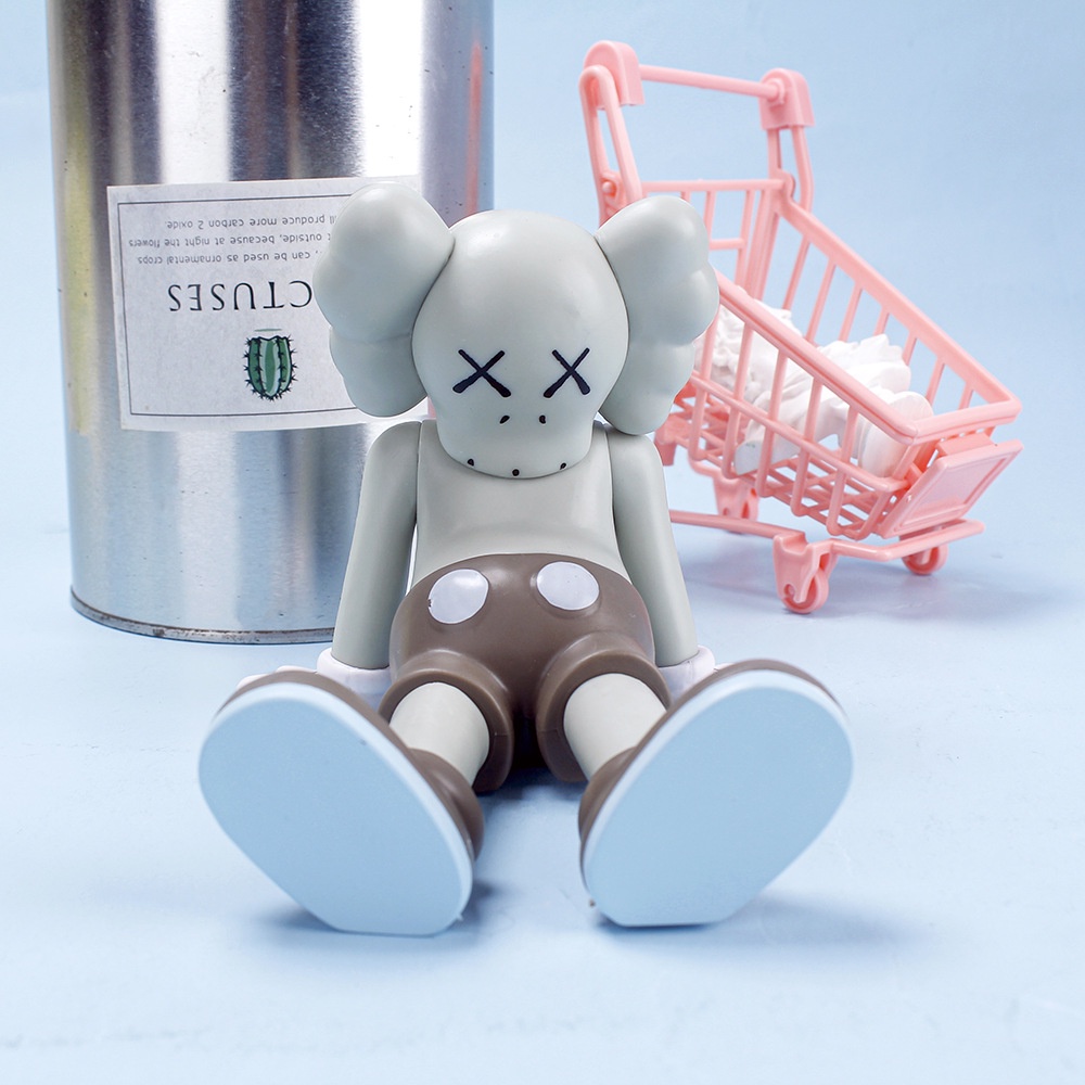 Mô Hình Nhân Vật Kaws Bằng Nhựa Pvc Trang Trí Bánh Kem