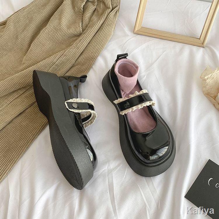 Cổ điển Mary Jane giày da nhỏ nữ mùa hè  mới cô gái đầu tròn đầu mềm với váy dày đáy Nhật Bản jk giày đơn đầu lớn | BigBuy360 - bigbuy360.vn