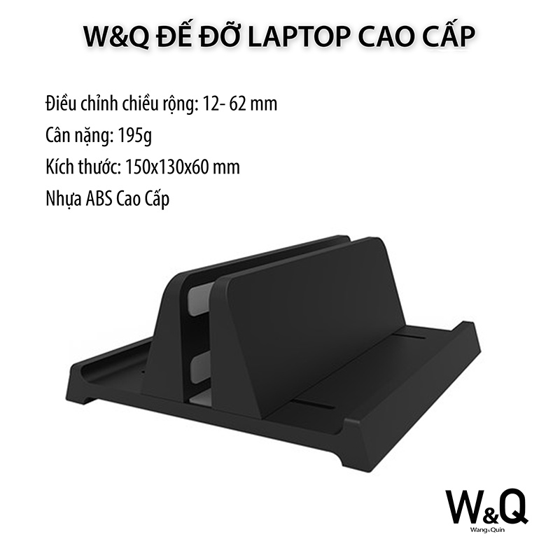 Sẵn VN - Đế dựng Macbook/ Surface/ iPad / Laptop giá đỡ kép hợp kim nhôm dạng đứng / Nhựa ABS Cao Cấp cho góc làm việc