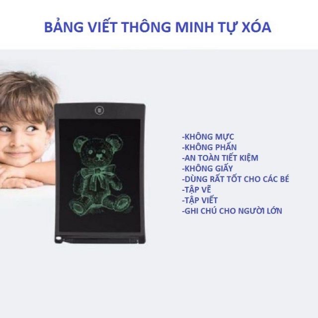 Bảng viết tự xoá-bảng vẽ điện tử LCD-Bảng điện tử thông minH