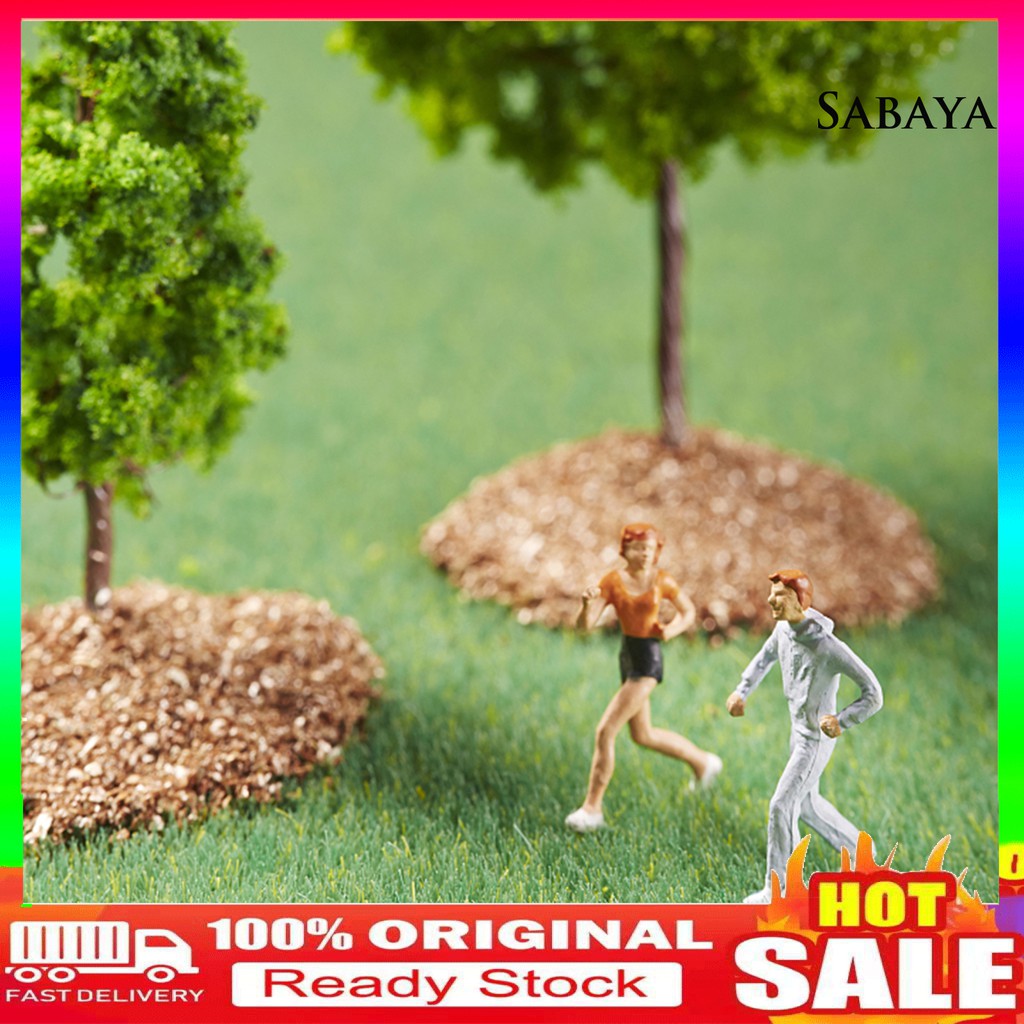 Bộ 100 mô hình con người mini tỷ lệ 1:87 21mm dùng cho trang trí
