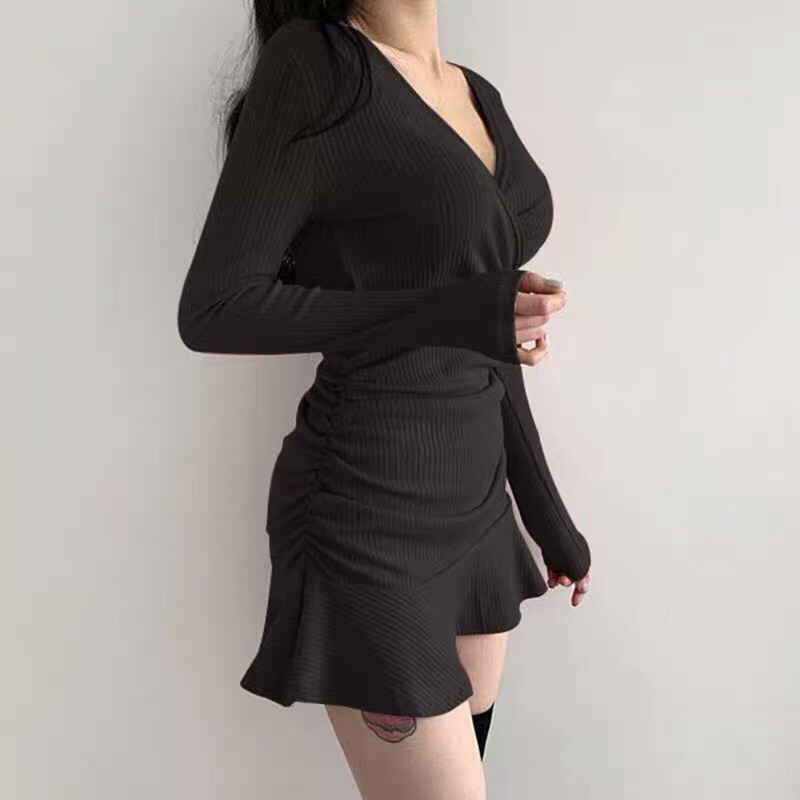 Đầm Body TD Đuôi Cá Thiết Kế Nhún Eo Sexy - MẶC ĐƯỢC 2 KIỂU