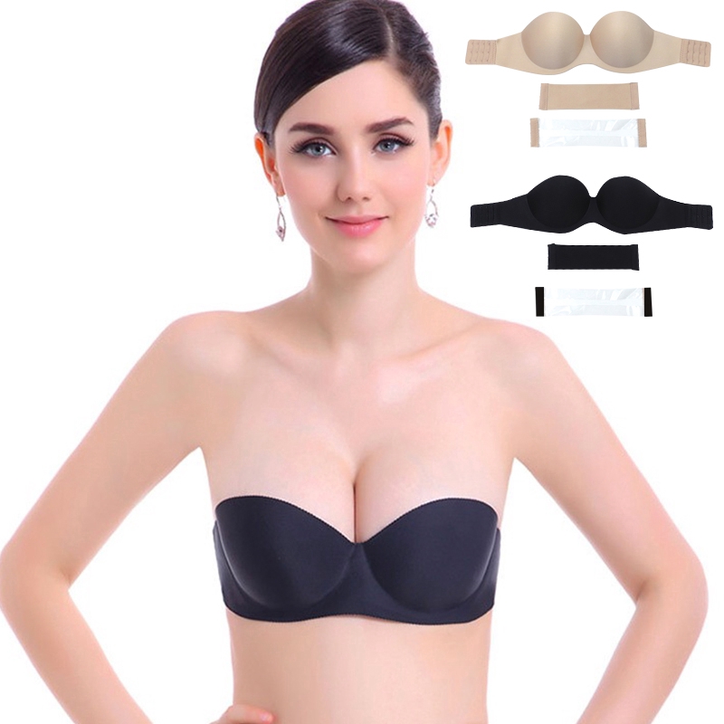 Áo Ngực Không Dây Cúp 1 / 2 Thiết Kế Hở Lưng Cho Phái Nữ luyoo31