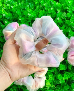 [Siêu rẻ] SCRUNCHIES phản quang cầu vồng
