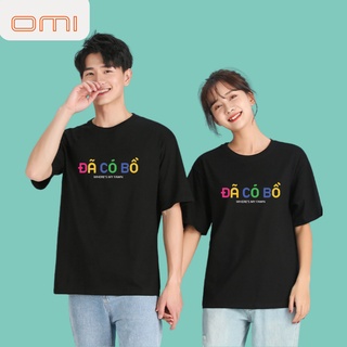 Áo thun đôi nam nữ ĐÃ CÓ BỒ, CHƯA CÓ BỒ, áo phông cặp đôi mùa hè cotton mềm mát