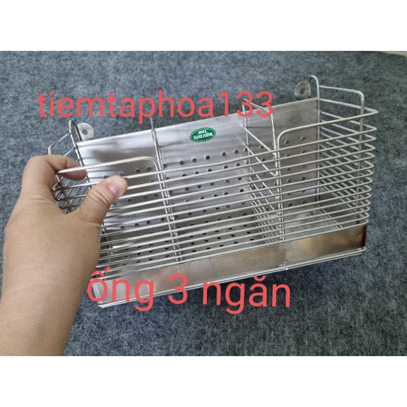 Hộp ống đũa muỗng Inox đơn, đôi, ba kèm vít tắc kê