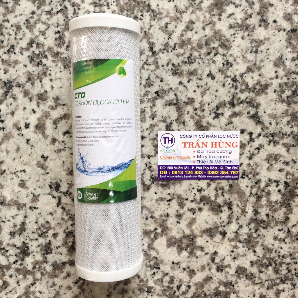Lõi Lọc Nước Số 3 - Lõi Than Ép Nguyên Khối