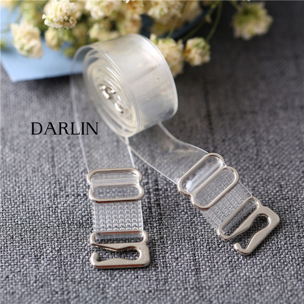 Dây áo ngực bra trong suốt DARLIN không lộ, Dây quai áo lót dán mặc váy hở vai hở lưng