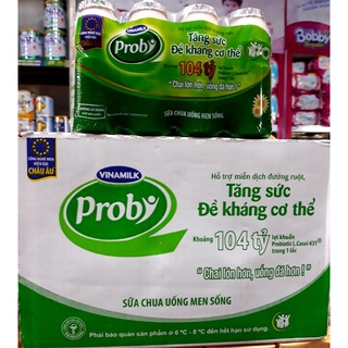 [Chỉ Giao Hỏa Tốc TP Hà Nội] Thùng Sữa Chua Uống Proby VNM 130ml Đủ Vị: Đường, Ít Đường, Việt Quất (24 chai)