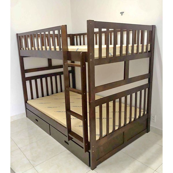 Giường 3 Tầng Unit  Gỗ Thông Tự Nhiên Tiết Kiệm Diện Tích