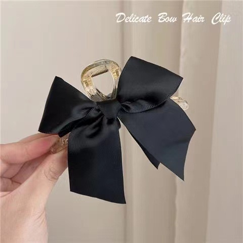 Kẹp Tóc Hình Nơ Đơn Giản Thời Trang Hàn Quốc Cho Nữ