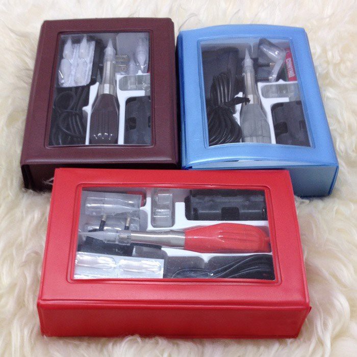 Máy phun xăm thần thánh chỉnh tốc độ không tích điện mini dải hạt chính hãng
