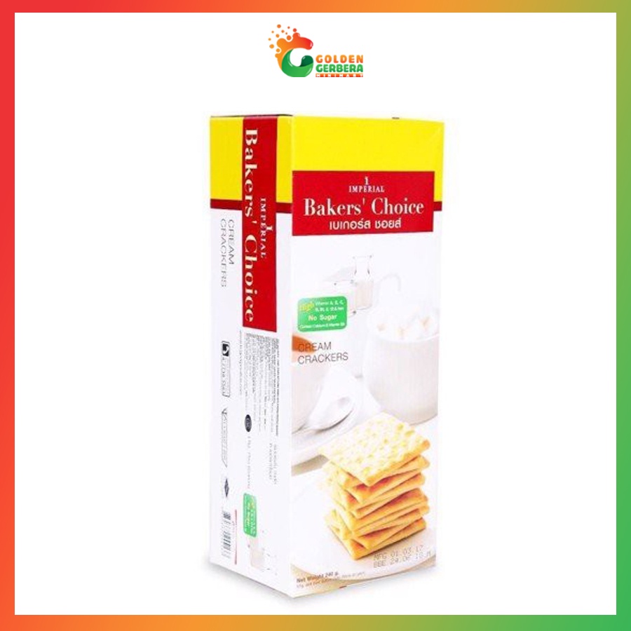Bánh Quy Không Đường Baker's Choice Thái Lan 240g Giá Tốt