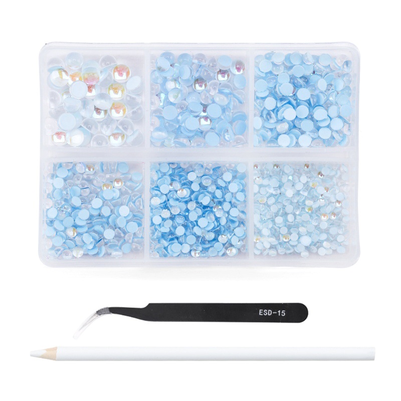 Đá Mocha Lấp Lánh Trang Trí Móng Tay Nghệ Thuật DIY