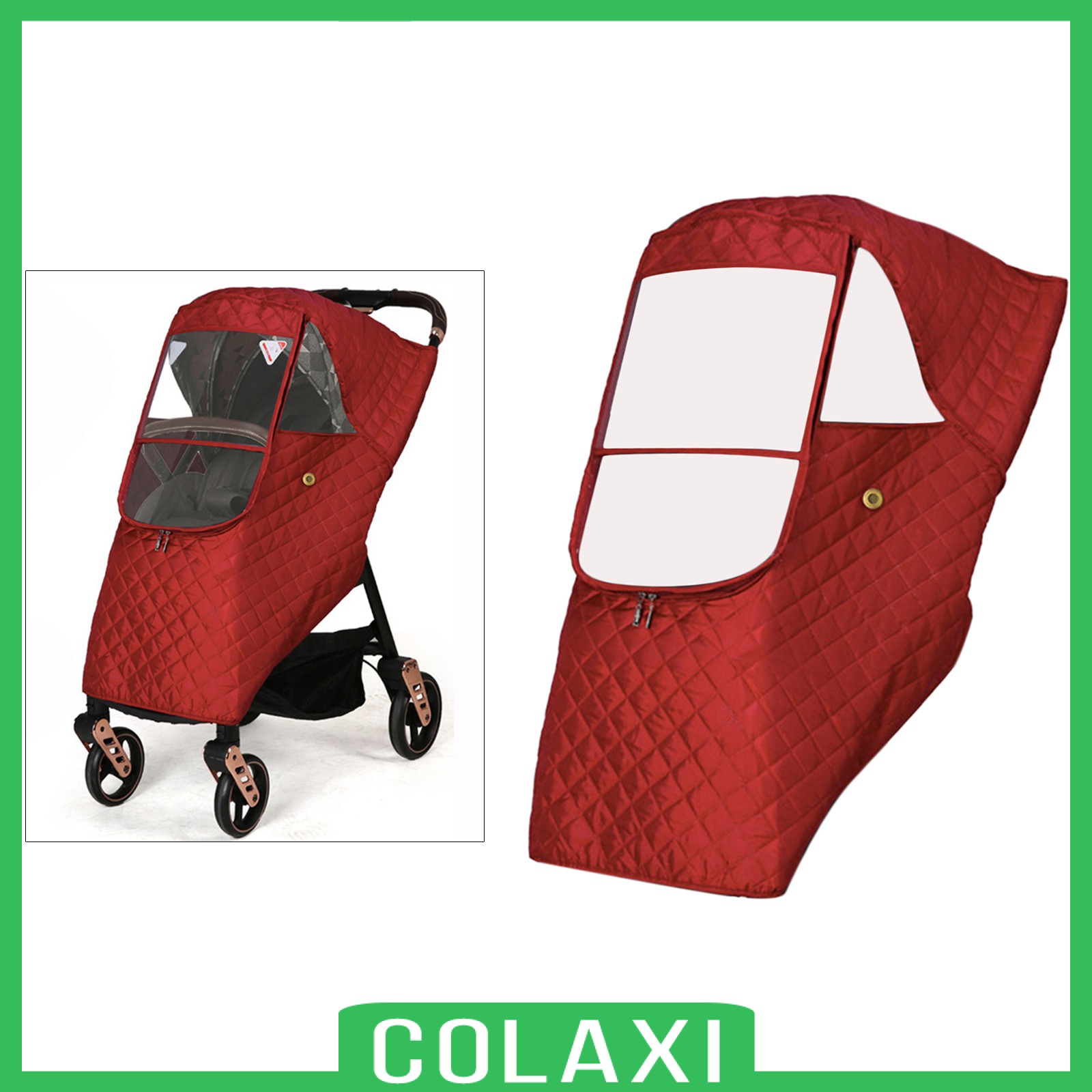 [COLAXI] Winter Thicken Stroller Rain Cover Dustproof Protector Breathable for Pram