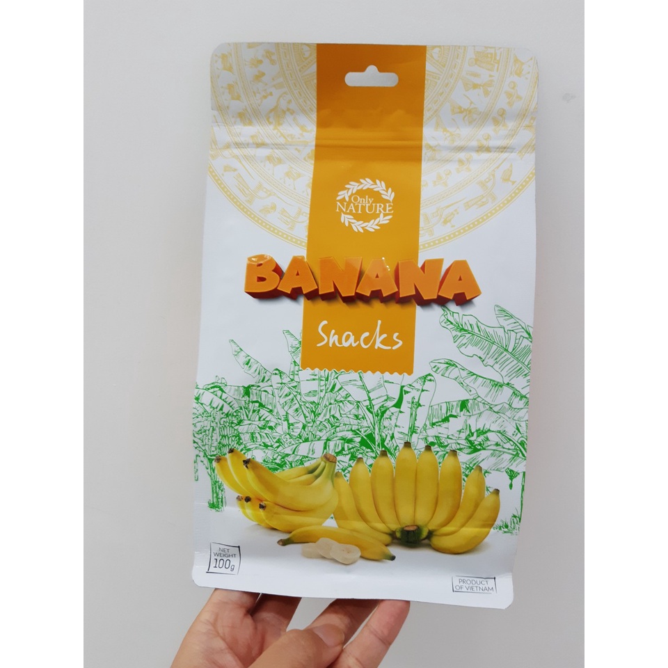 Chuối  sấy giòn 100g (QT0023)