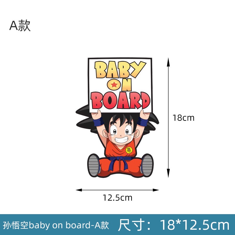 Sticker Baby on Board Dán Xe Hơi Chống Thấm Nước Hình Mickey Minnie Baby IN Car