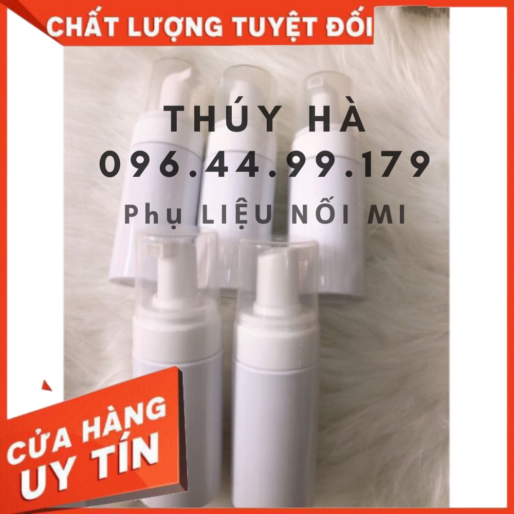 chai TẠO BỌT không TEM VỆ SINH MI 100 ml _dụng cụ nối mi_THÚY HÀ