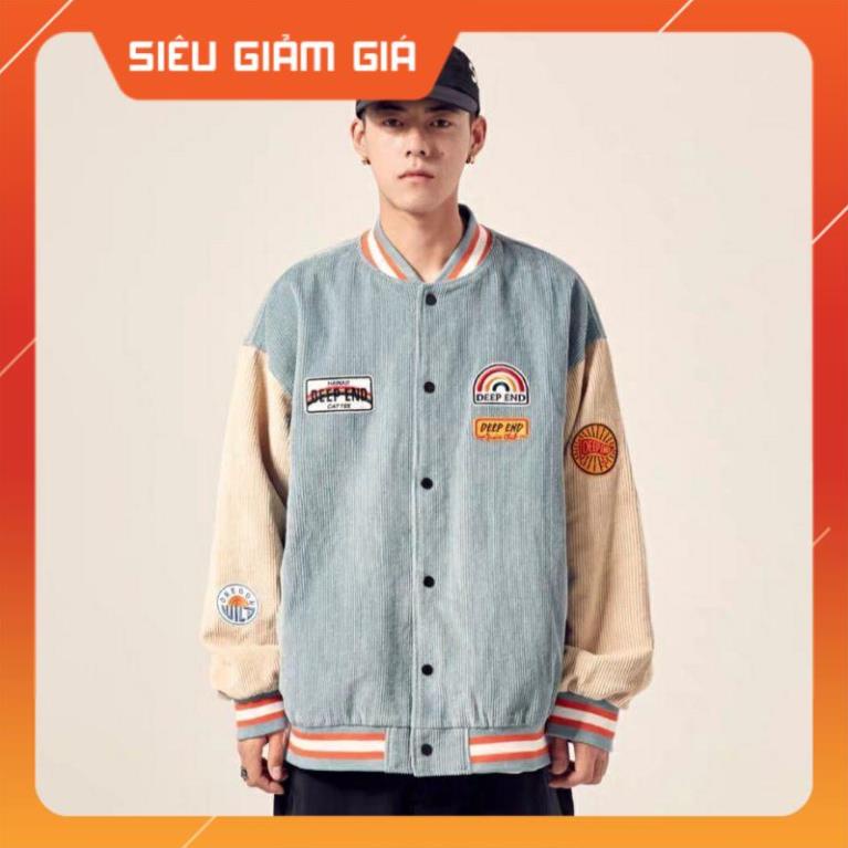 Áo Bomber Nhung Gân Nhiều Mẫu form rộng ulzzang áo khoác Nhung nam nữ cực đẹp Guvia Unisex